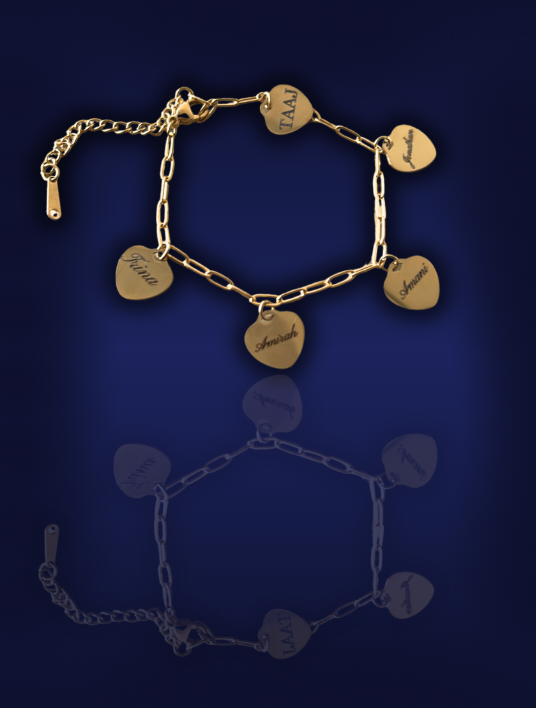 Five Hearts Bracelet