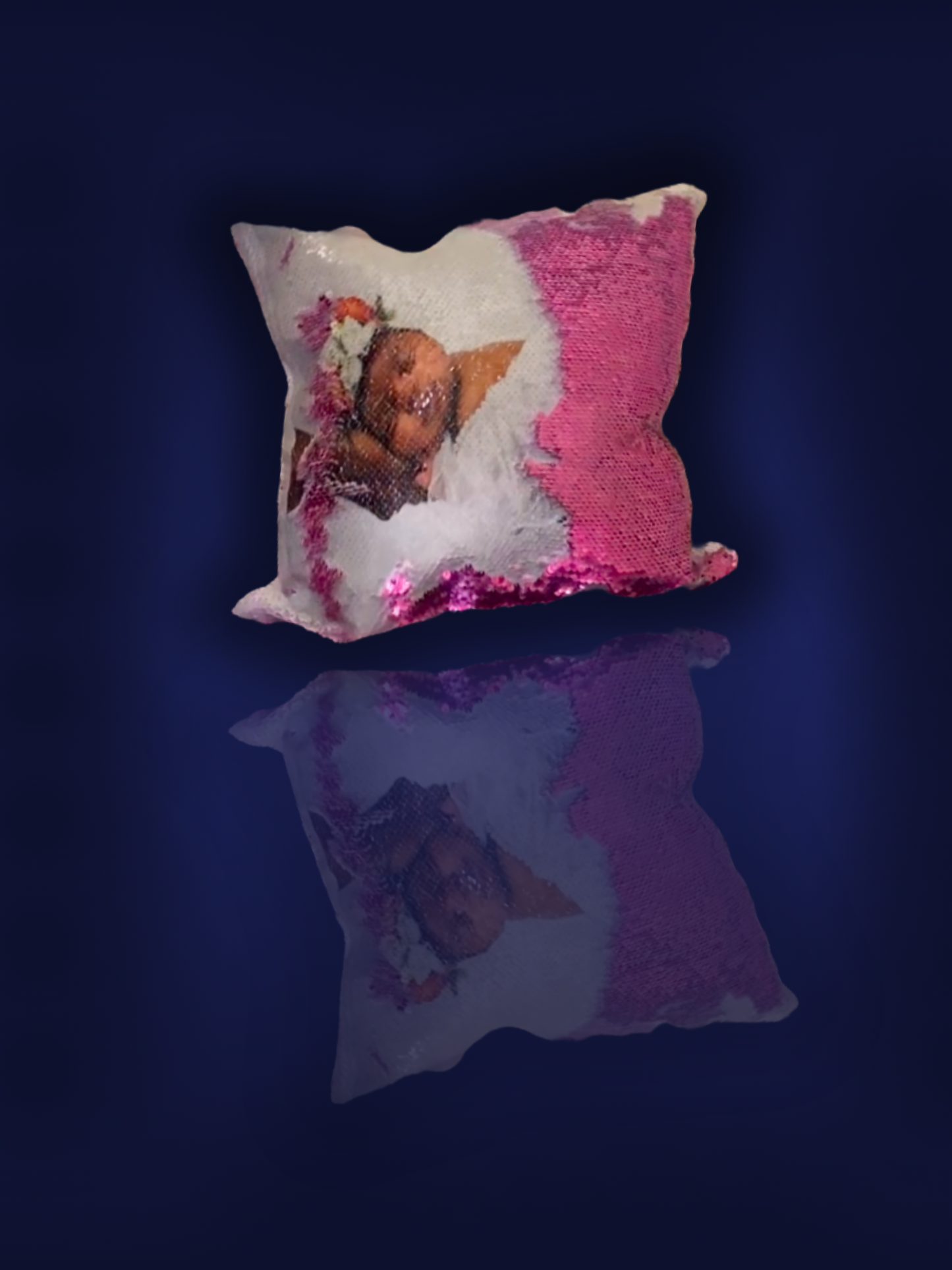Custom Sequin pillow