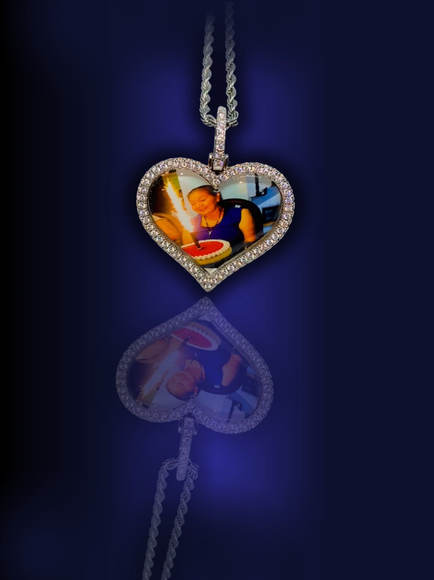 Custom Heart or Circle Pendant